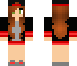 black and red tomboy