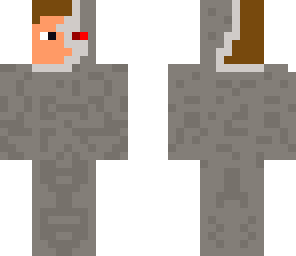 half robot man