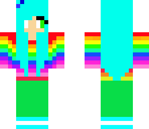 rainbow girl