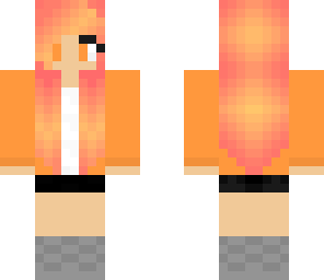 random orange girl