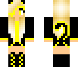yellow cat girl