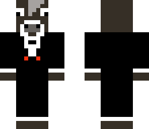 tuxedo cow