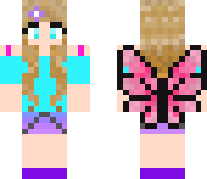 butterfly girl edit