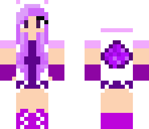 purple redstone girl