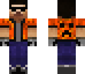 steve in orange 
