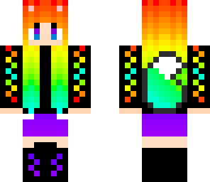 rainbow fox girl