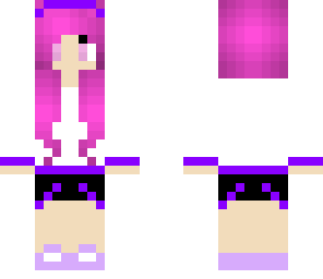 cute purple girl
