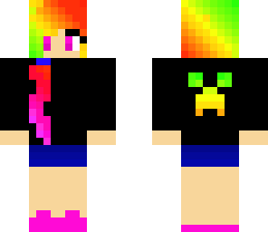 neon creeper hoodie