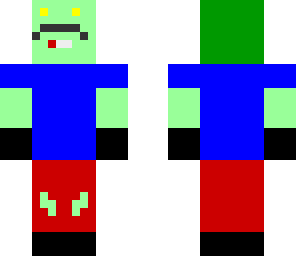 hombre verde