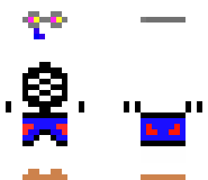 party beach skull