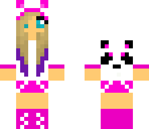 pink-purple panda girl 2