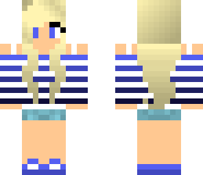pritty blue girl