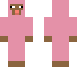 pink sheep skin