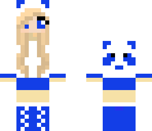 blue panda