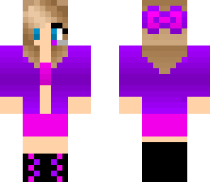 purple and pink outfit