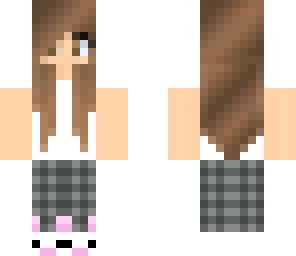 brown eyes hair and gamer girl