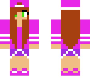 girl with pink cap
