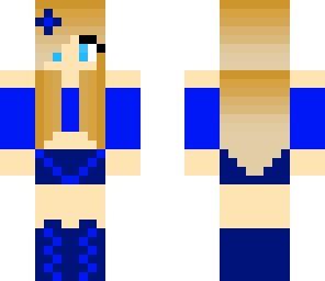 pretty blue girl