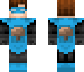 blue mushroom man 