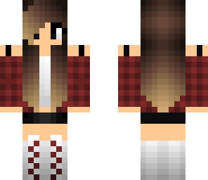 red cute girl