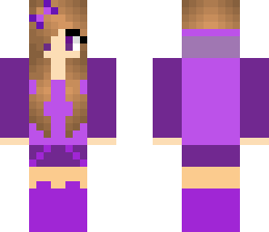 awesome purple girl