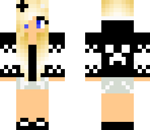 cool girl with blonde hair