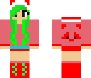 pink and mint pandagirl