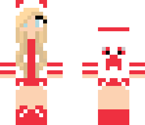 cute red creeper girl