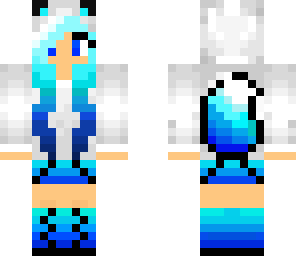blue wolf girl
