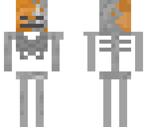 orange splash skeleton