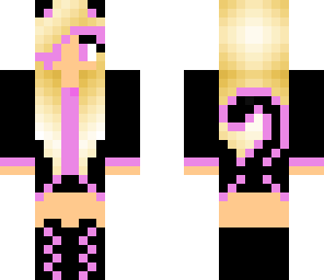 pink cat girl