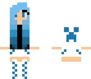 blue creeper girl