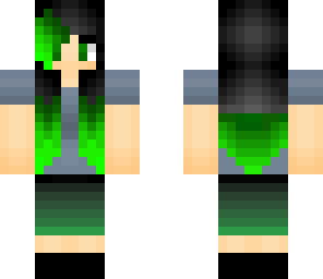 green laser girl