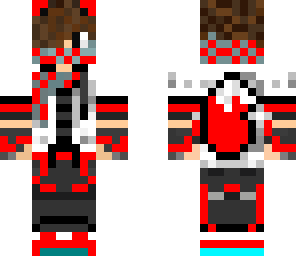 red emo fox boy
