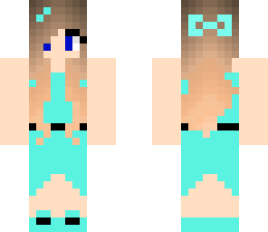 fancy blue girl