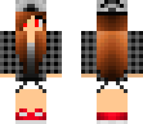 red cool girl teenager