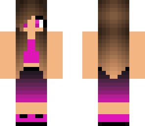 pink girl crop top
