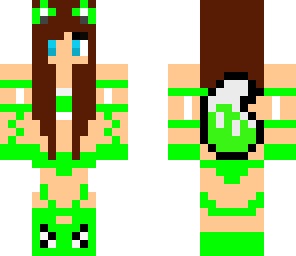 cute green wolf