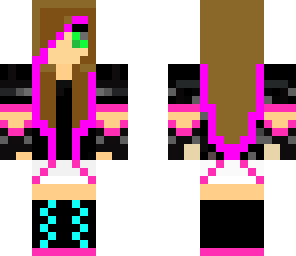 magenta gamer girl