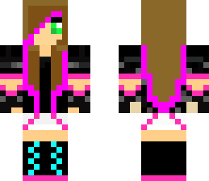 magenta gamer girl