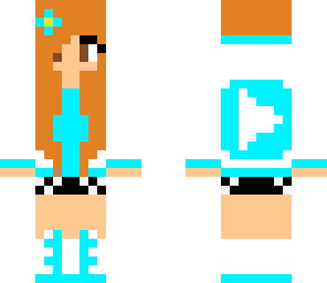 blue youtube girl