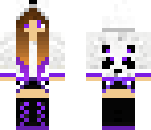 purple panda girl