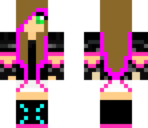 magenta gamer girl