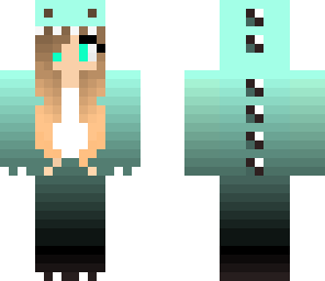 light blue dino girl