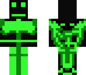 green robot