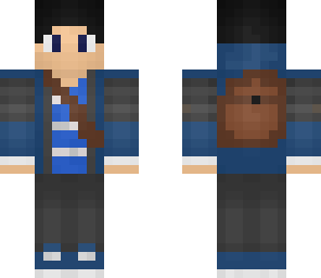 blue jacket skin