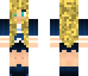 blonde school girl