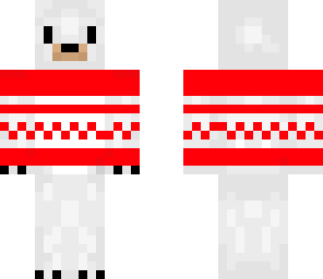 polar bear with sweater
