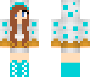 blue cake girl