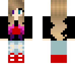 obey girl with purple antlers